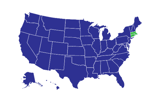 Connecticut-Massachusetts-Rhode Island Hub Map