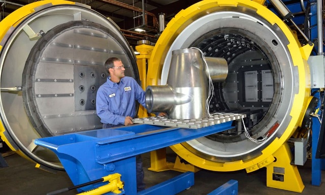 man doing heat treating